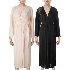 [바바라(언더웨어)]베가스무스 실켓 로맨틱 레이스 로브 가운AGW4806R