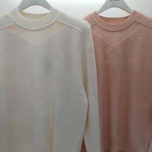 Destijl HC06 신축성 좋고 부드러운 깔끔한 엠보싱 라운드 니트티 D2533sw09