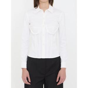 발렌시아가 블라우스 850782 WHITE