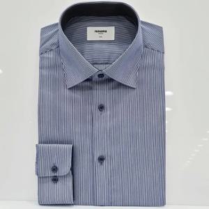 [레노마셔츠]슬림핏/틴 초크 스트라이프 긴소매 셔츠 RPFSL1550