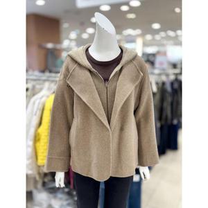 소고 세이브존01 니트 후드넥 울 숏 코트 TK4GA13