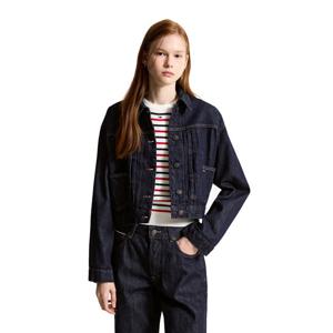 타미진 여성 플리츠 트러커 재킷 T32F7NJC41TWT1