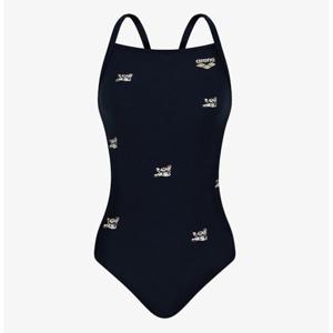 [아레나]여성 A5FL1CO09NVY 플러피프렌즈3 선수 원피스 크로스 스트랩백 실내 비치 수영복