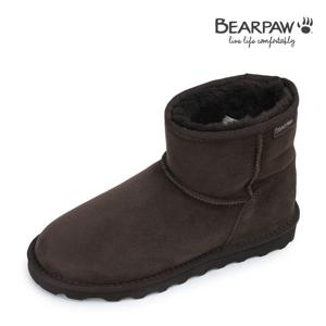 [베어파우(슈즈)]ALYSSA DOUBLE FACE 여성 양털부츠 K2136004RD-W 초코 2센치