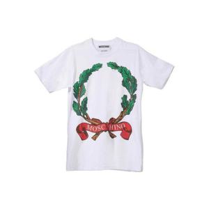 모스키노 반팔 티셔츠 70254411001 White