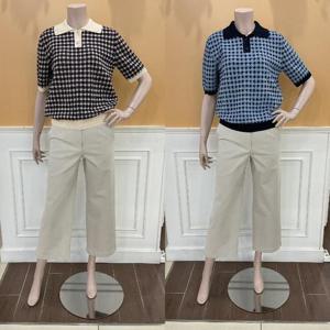 BCBG M백화점 스켈럽 자카드 카라넥 P/O B5C8K422