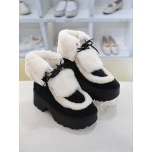 [코디엘루]스웨이드 퍼안감 겨울 퍼 부츠 7cm CDSP501000-1