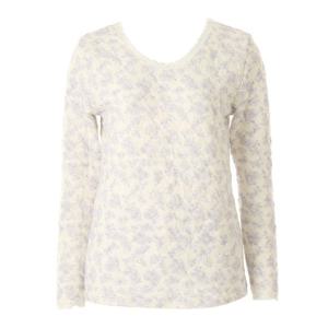 따뜻한 겨울을 위한 도톰한 면 누빔 여성 내의 내복 상의 WLG2556C