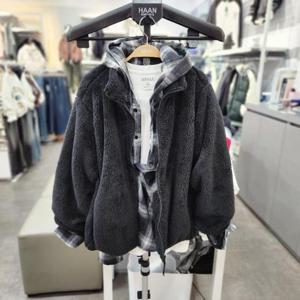 유솔 sh06 유니 퍼플리스 집업 ULJA25W05