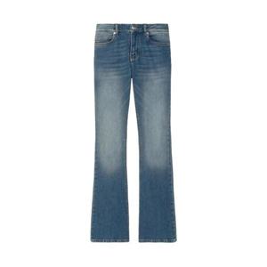 쟈딕앤볼테르 로고 패치 플레어 진 WWJE01325