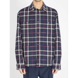 구찌 긴팔 셔츠 853013ZAUAC 4069 BLUE