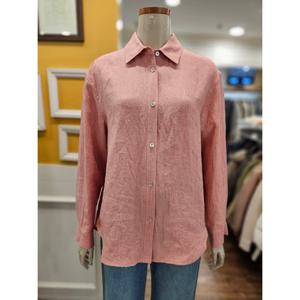 [BCBG]멜라니 린넨 셔츠 블라우스 B5C7B407