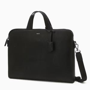 [헤지스ACC] 블랙 로고배색 가죽 서류가방 HJBA6E412BK
