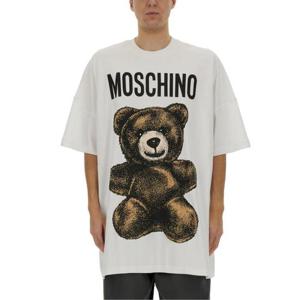 모스키노 반팔 티셔츠 07120244 1001 WHITE