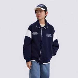 [무료반품][내셔널지오그래픽키즈]K261UJP920 저지 카라 점퍼 NAVY