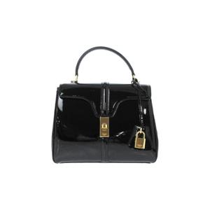 셀린느 스몰 클래식 16 토트백 페이턴트 레더 블랙 188003BG8-38NO