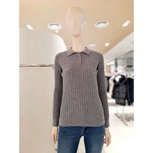 [숲]앞단추  카라 꽈베기 긴팔 니트 SC2LK30