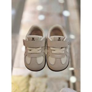 아가방 세이브존03 아가방 베이지 누벅 메쉬 스니커즈 AQ01T176407A