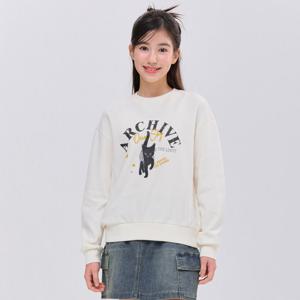 [오션스카이] 여아 캐릭터 그래픽 맨투맨 티셔츠-FAJG5155B0A