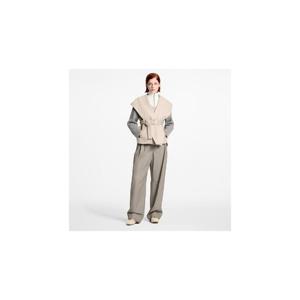 Louisvuitton 니트 슬리브 후디드 랩 코트 1AJGO3