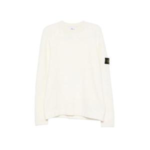 스톤아일랜드 골지 크루 넥 체인 스티치 커프 스웨터 K2S155100056S00N2