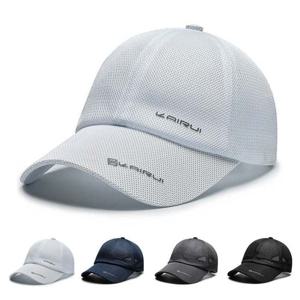 여름 올메쉬 영문 레터링 볼캡 통풍모자 작업모자