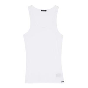 톰포드 민소매 티셔츠 T4D101210 100 WHITE