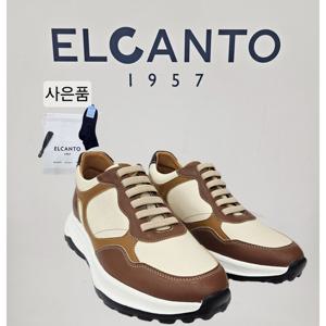 [엘칸토]LCMS88U613-35 NEW 엘남 코팅가죽 세무콤비 스니커즈