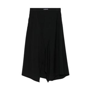 로에베 비대칭 미디 스커트 S359Y08XAG