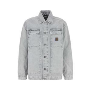 칼하트 WIP OG 아크틱 디어본 캔버스 12온즈 데님 자켓 I035817