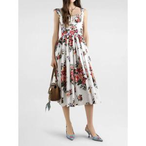 돌체앤가바나 미디 원피스 F6TTGT WHITE