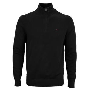 타미힐피거 에센셜 코튼 집 스웨터 MW37331 BDS BLACK DOM