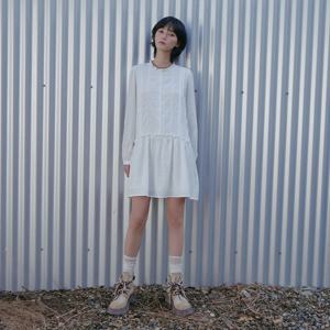 [랩]레이스 프릴 핀턱 미니 원피스(AS1WO263)