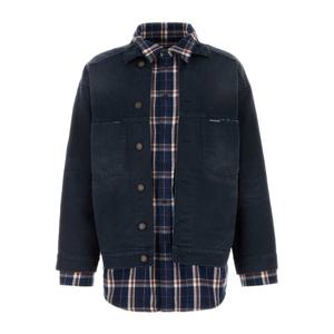 발렌시아가 체스트 포켓 데님 재킷 857174TTW64 8074