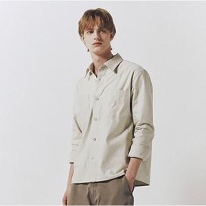 [지오다노] 남성 코튼트윌 오버핏 면 아우터 자켓 셔츠 046506