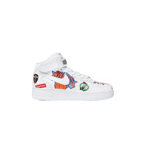 Nike나이키 x 슈프림 에어포스 1 미드 NBA 화이트 AQ8017-100