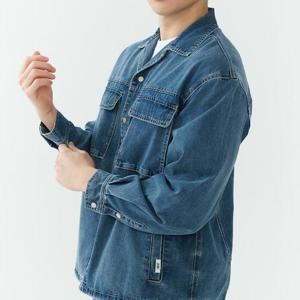 잠뱅이 동백01 남성 난스판 오픈카라 데님 AQ1DDJ105