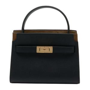 토리버치 스무스 가죽 더블 토트백 178963 001 BLACK