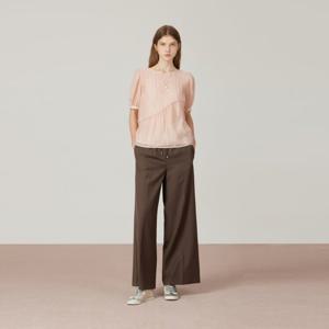 [듀엘]플라워 자수 블라우스  D253MSC006