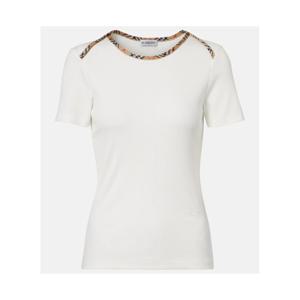 버버리 Stephanie 코튼 티셔츠 P01166193