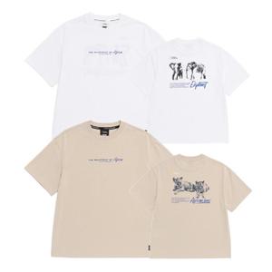 [내셔널지오그래픽키즈] 반팔티 K262UTS030 남아 여아 사파리그래픽3 티셔츠 170 고학년 딜 K262UTS030CH