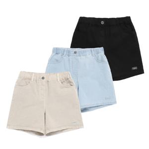 [내셔널지오그래픽키즈] 반바지 K262GHP030 여아 4부 기본 청 데님 팬츠 고학년 딜 K262GHP030CH