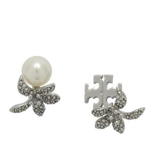 토리버치 플로럴 모티프 펄 스터드 귀걸이 180871 056
