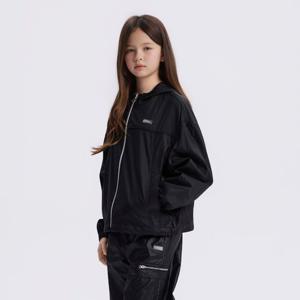 [내셔널지오그래픽키즈]K262GJK910 여아 경량 바람막이 자켓 CARBON BLACK