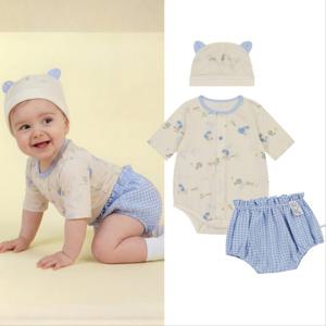 [에뜨와]블루에띠블루머바디수트SET07T317941/출산,신생아 백일선물,여름 바디수트
