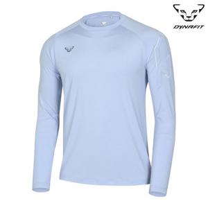 LJS  다이나핏  남성 (벤트) 긴팔티 블루 (YMP24246B2)