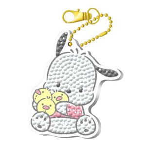 [하비스]산리오 포차코 피짱즈 보석십자수 키링 BSK1-86