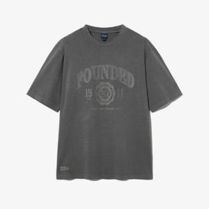 휠라반팔티 TQJ FS2RSH2113X-DGY 피그먼트 워싱 반팔티