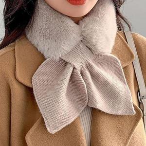 페이크퍼 쁘띠 니트 퍼 목도리 에코퍼 토끼 털 머플러