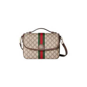 구찌 오피디아 미디움 탑 핸들 백 베이지 브라운 836842-FAE0J-9867